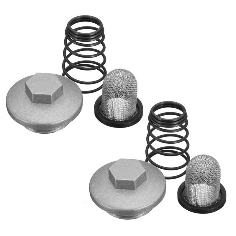 DFuerdivn GY6 50cc 125cc 150cc Oil Drain Plug for Moped Scooter Baotian Benzhou Taotao QMB139 157QMJ Engine Oil Drain Spring Screws - pack of 2 - Image 1